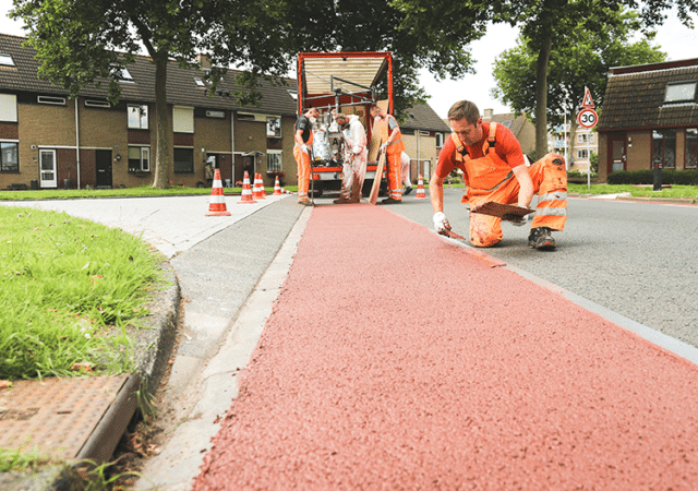 fietsstrook gemeente Spijkenisse ss 2
