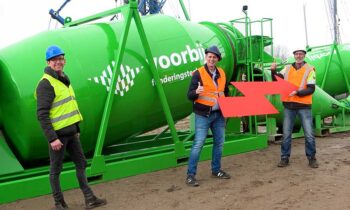 Voorbij FT Mulder Overdracht elektrische betonmixer
