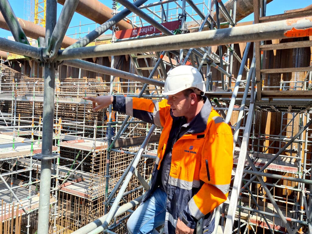 Mark van Gool Bam specialist op één van de projectenENT ID179