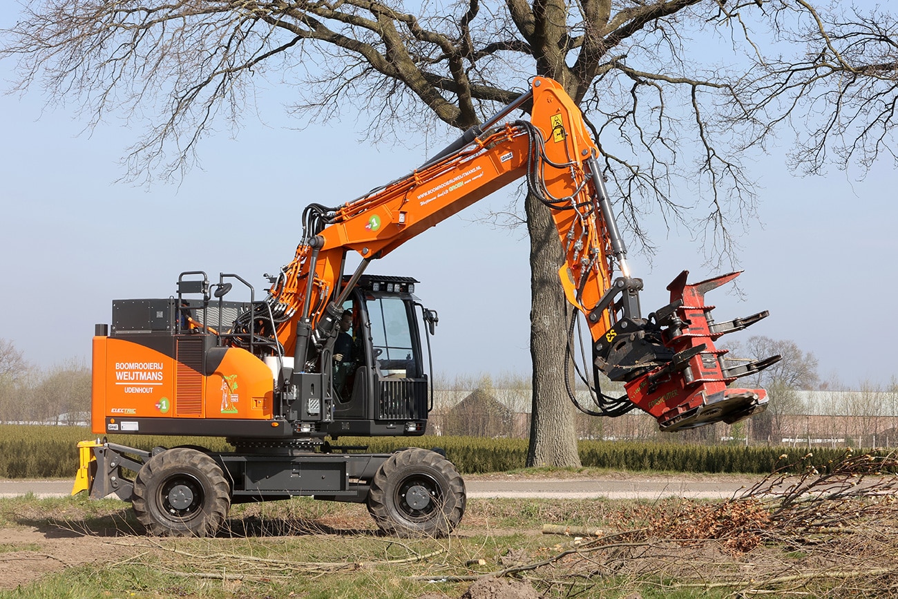 Tree harvester picks up on conversion to zero-emissions