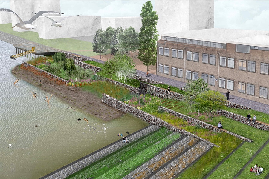 ImpressieGetijdenparkKeilehavenmetlaagtij foam10mmENT