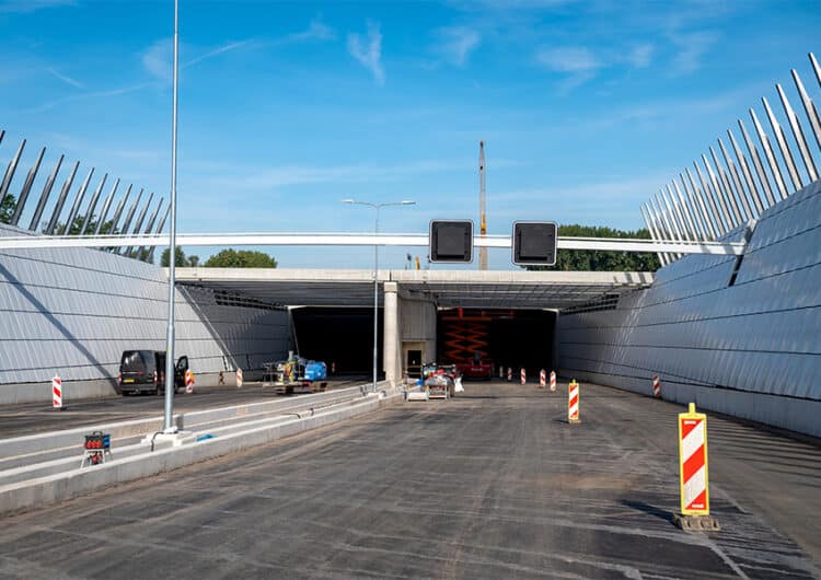 2023 09 14 RWS Rondje A16 Laatste betonstort Rottemerentunnel