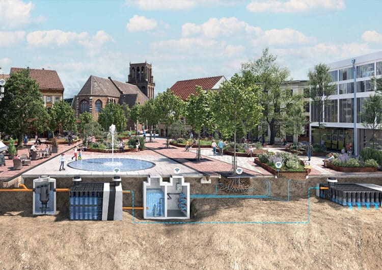 Automatisch regenwatersyteem in de praktijk