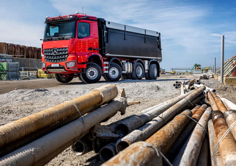 Arocs Widespread voor de bouw
