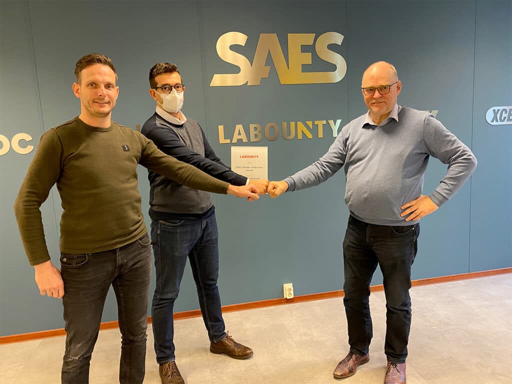 ‘EMEA dealer of the Year Award 2021’ van LaBounty