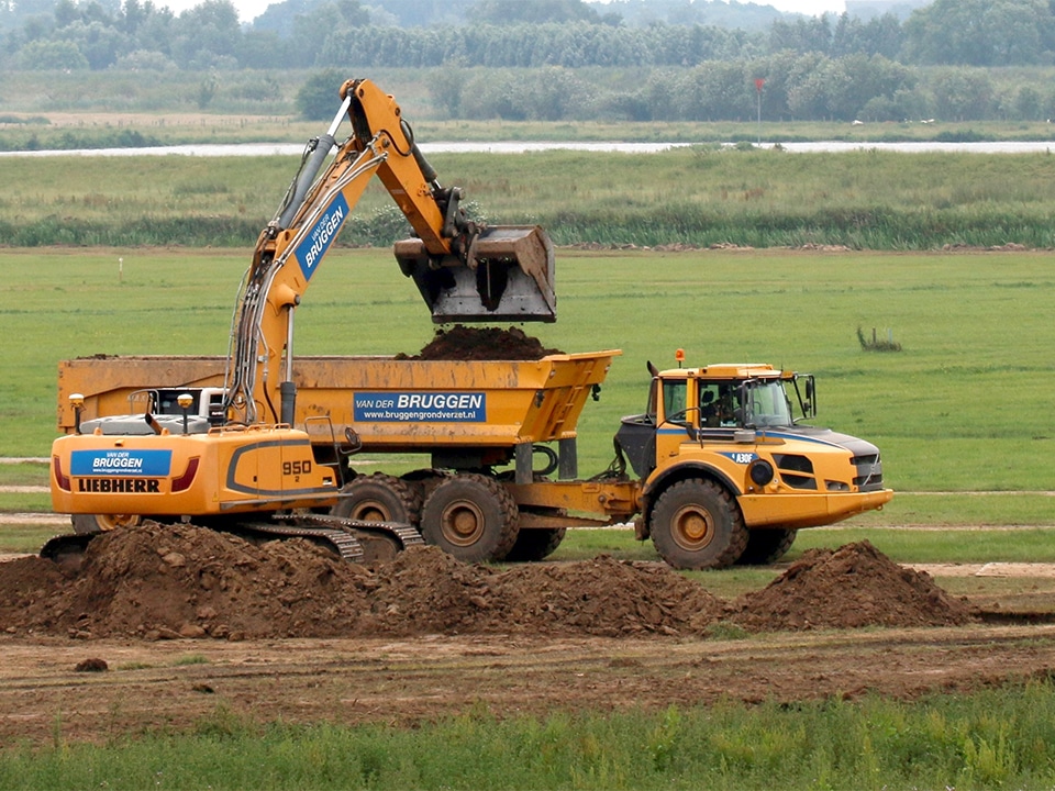 Grondverzet in drassige ondergronden