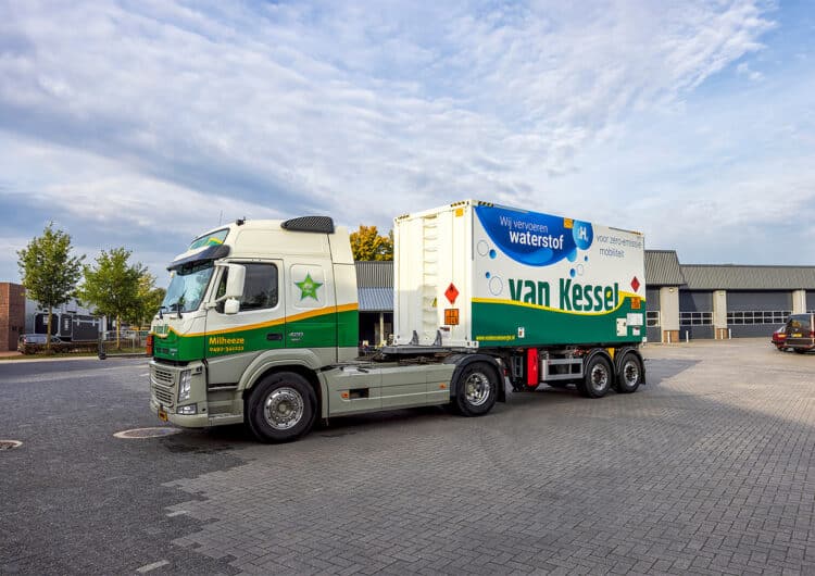 Van Kessel TKD waterstof tankwagen