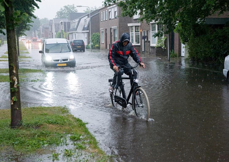 Wateroverlast als gevolg van klimaatverandering