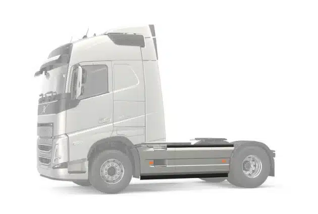 chassisskirts aerodynamische vrachtwagen volvo trucks