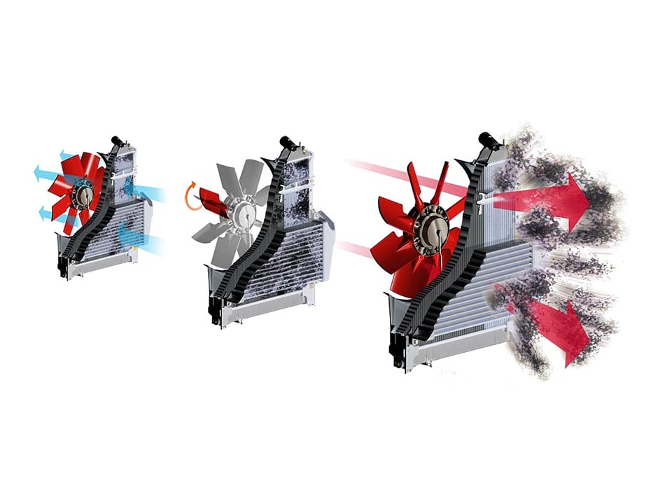 Reversible fan from Cleanfix helps prevent breakdowns