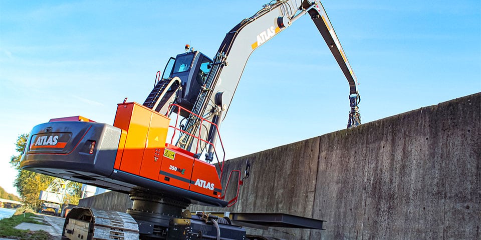 Elektrische Atlas 350MHE voor Dieker Overslag