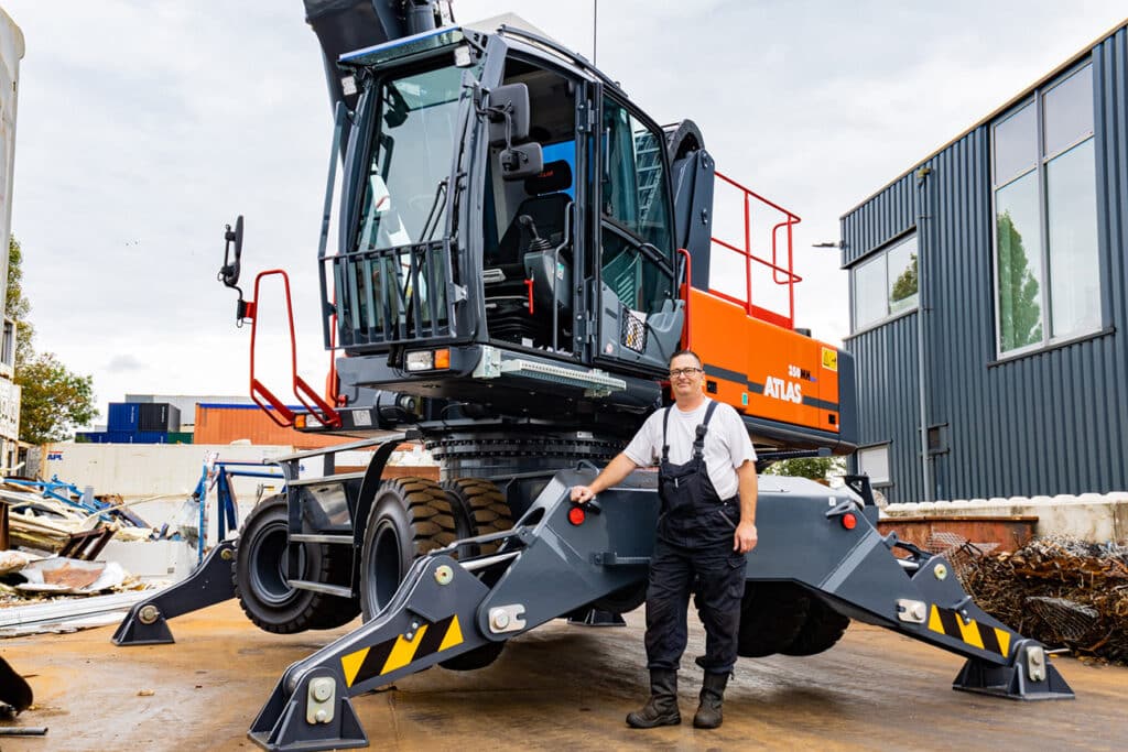 Atlas 350MH voor Metaalhandel W. Ketting & ZN B.V.