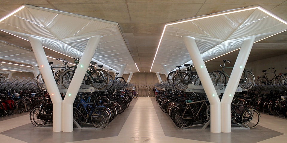 Constructieve uitdagingen van een fietsparkeergarage