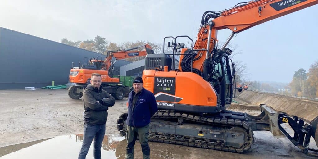 Luijten Groep eigenaar van de Doosan DX140LCR-7