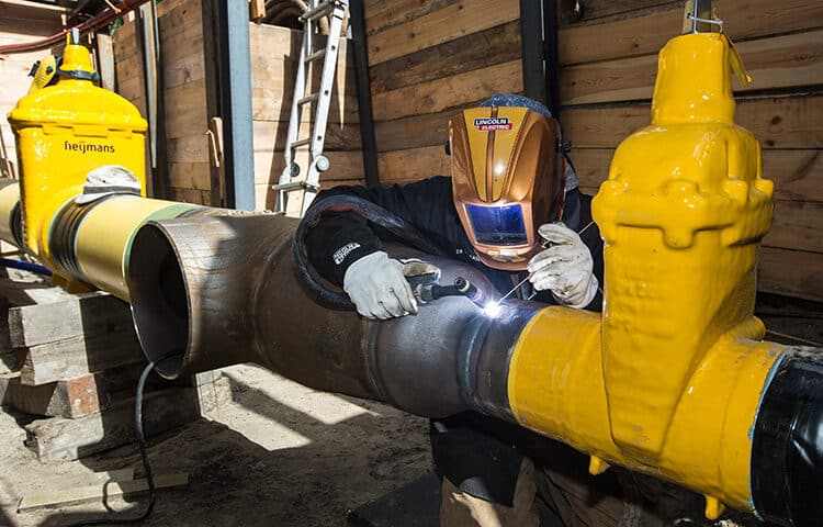 realisatie hogedruk gasleiding foto heijmans