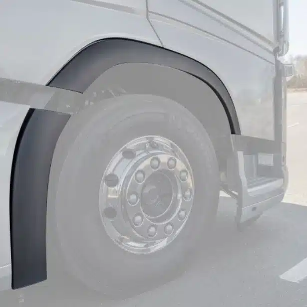 spatbordverbreder aerodynamische vrachtwagen volvo trucks