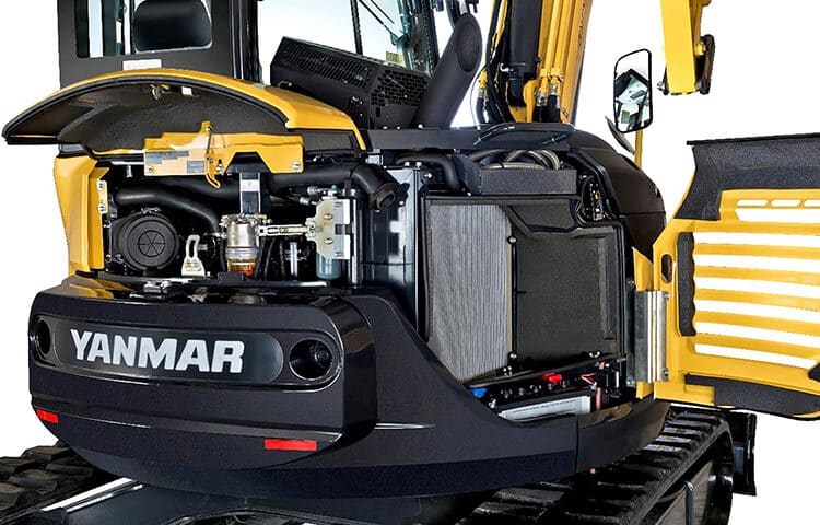 yanmar 04 kijkje onder motorkap vio80 2pb