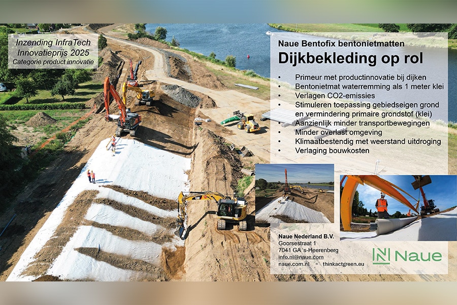 20240930 Dijkbekleding op rol bentonietmatten Naue poste 0001