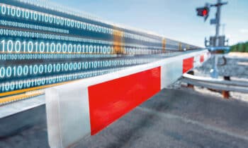 F railway crossing train