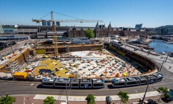 20210601 Ondergrondse fietsenstallingbouwkuip Centraalstation