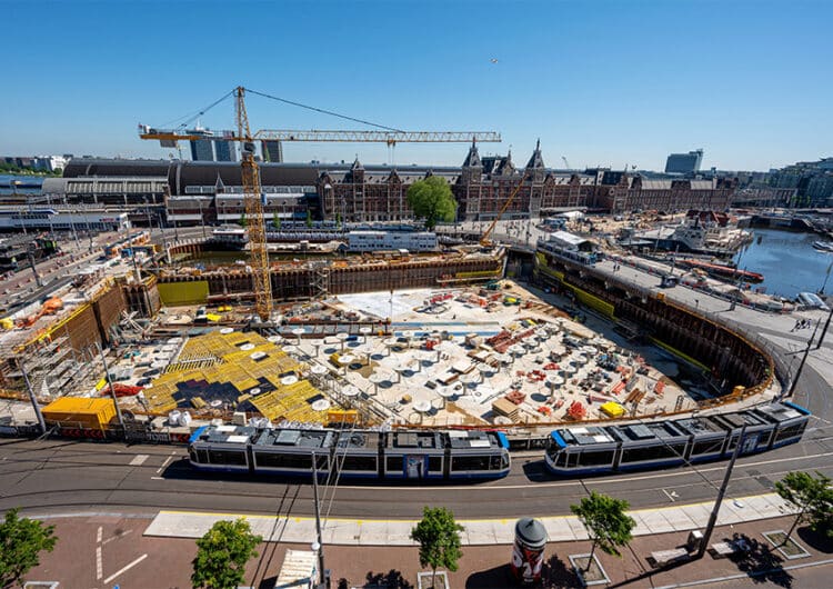 20210601 Ondergrondse fietsenstallingbouwkuip Centraalstation