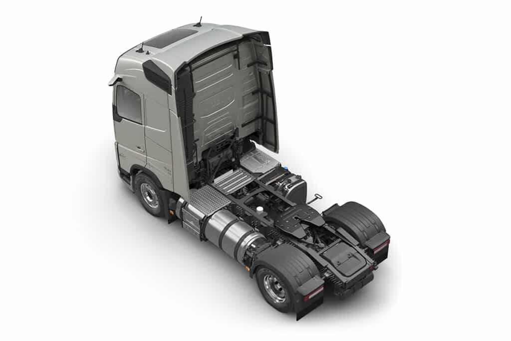 Volvo FH on bio LNG rear view copy