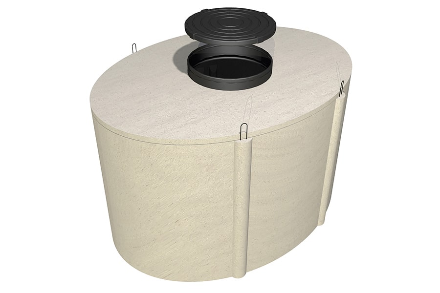 ZVB regenwater opslagput