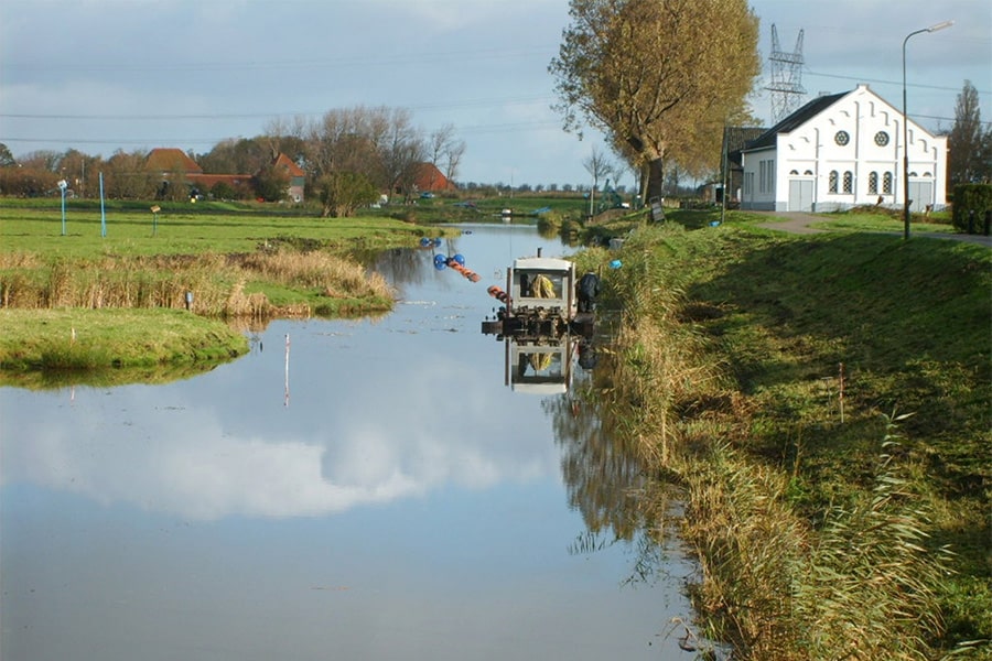 Zuiger langs Oostdijk vanaf brug 20 10 2011