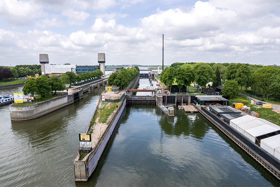 Prinses Marijkesluis: renoveren met de winkel open 1