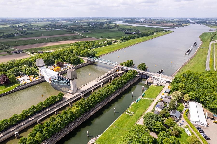 Prinses Marijkesluis: renoveren met de winkel open 2