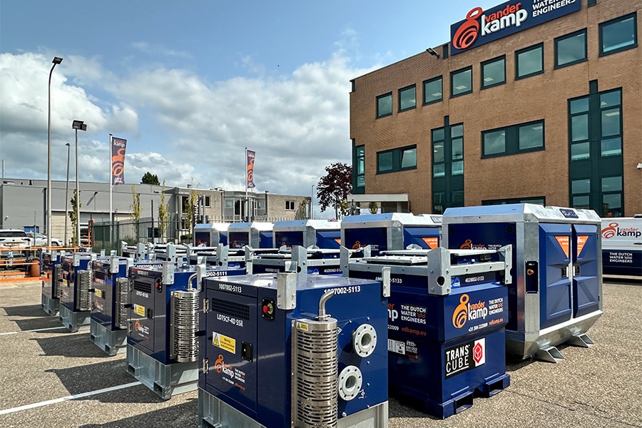 Vanderkamp lanceert Rental: tijdelijke pompverhuur voor kleinere waterprojecten  1
