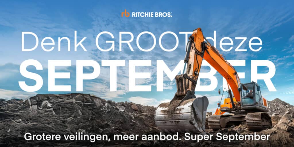 Ritchie Bros. luidt Super September in met een groots veilingevent in de Benelux – meer dan 2.600 items beschikbaar 1