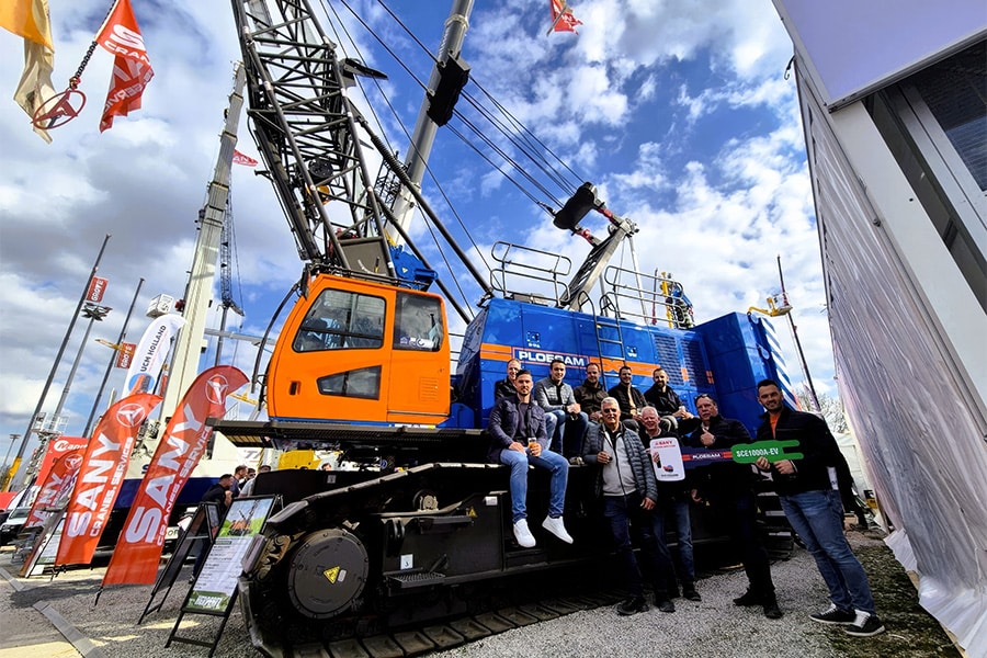 SANY slaat stevige damwand in Benelux 6