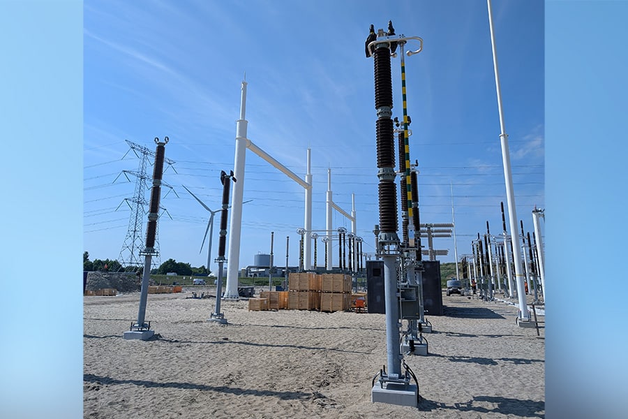 SC&M (Croonwolter&dros en Mobilis) bouwt slim aan hoogspanningsstation Tilburg 4