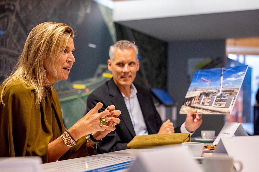 Queen Máxima visits circular projects 1