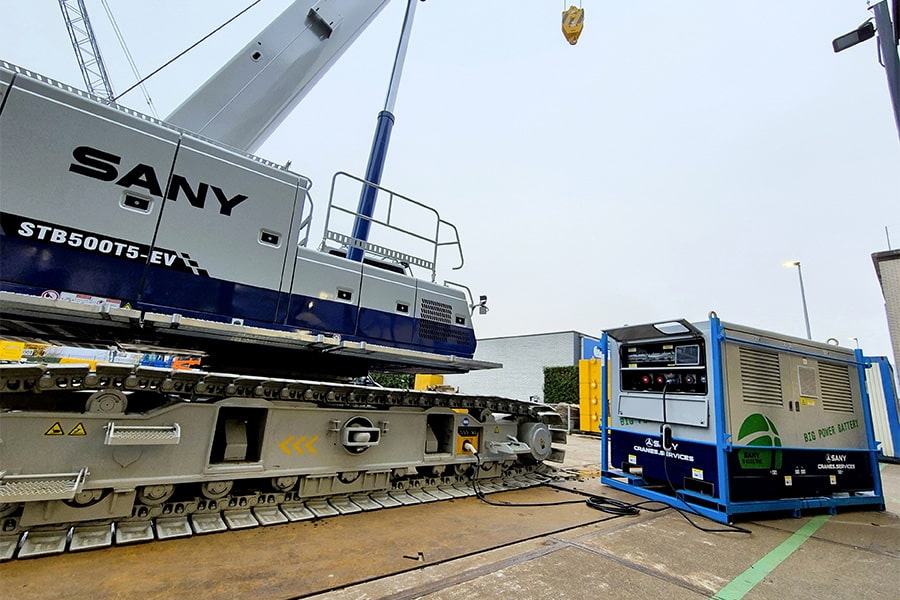 Sany breidt aanbod elektrische rupshijskranen nog verder uit 1