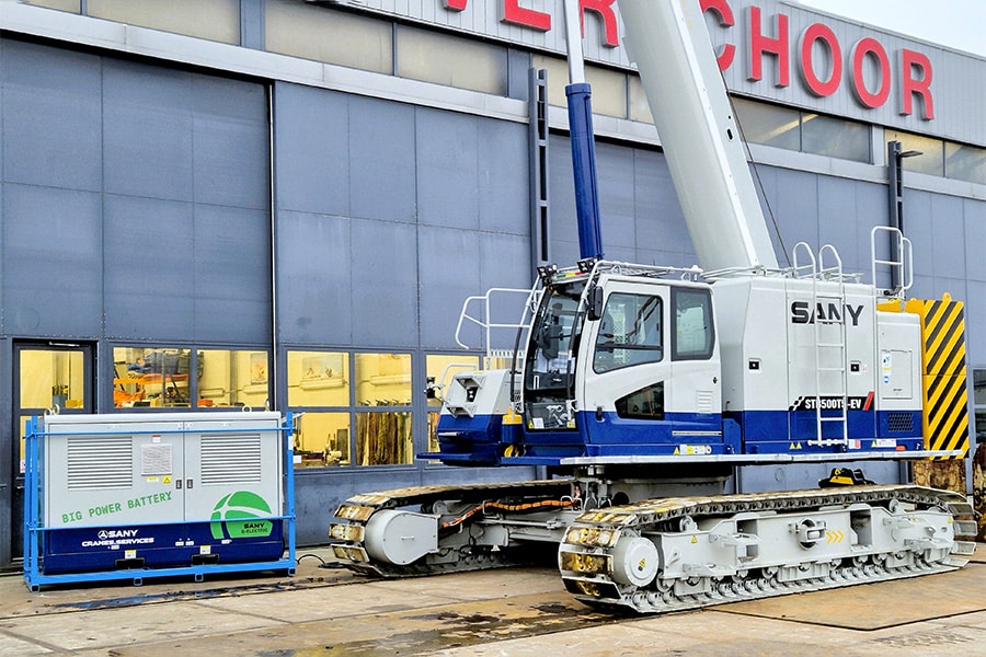 Sany further expands its range of electric crawler cranes 3