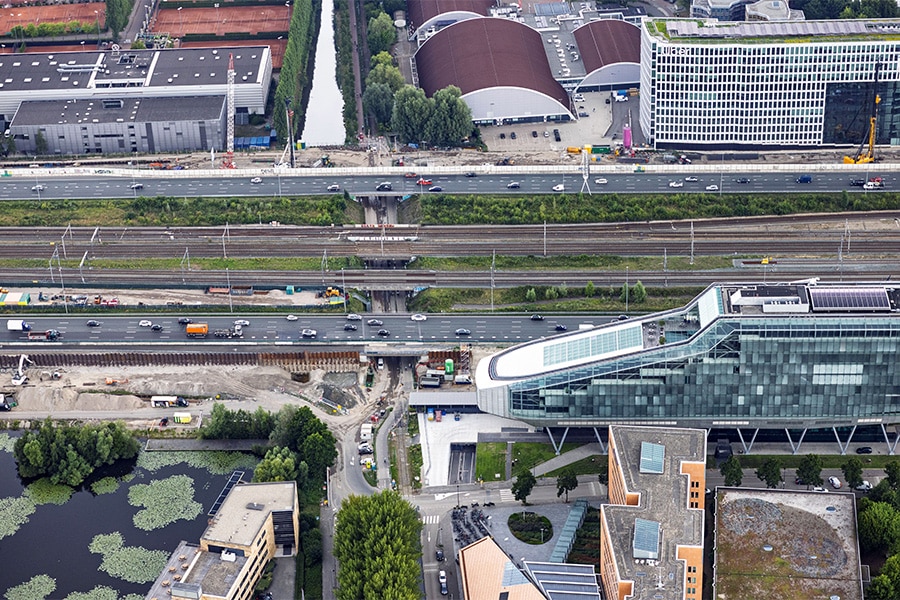 Efficiënt ruimte winnen langs de A10 Zuid 4