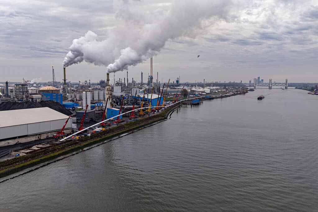 WarmtelinQ boort langste warmtetransportleiding onder Nieuwe Maas 2