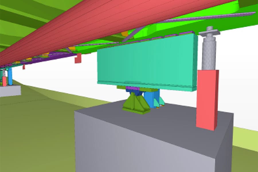 Slim inschuifsysteem voor nieuwe bruggen bij het Darmstädter Kreuz 4
