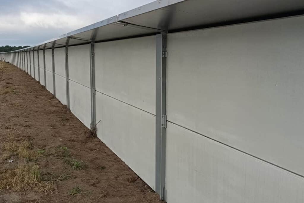 Innovatief en emissievrij geluidscherm langs de A28 opgeleverd 2