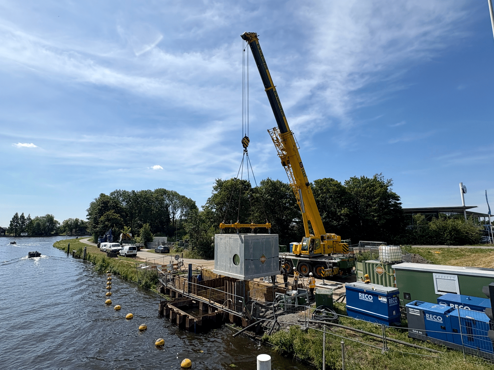 Primeur in Voorschoten: overstortvoorziening uit geopolymeerbeton 3