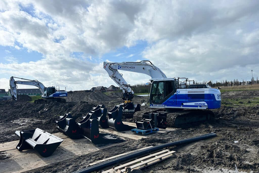 Aflevering Case CX250E Knipscheer 1