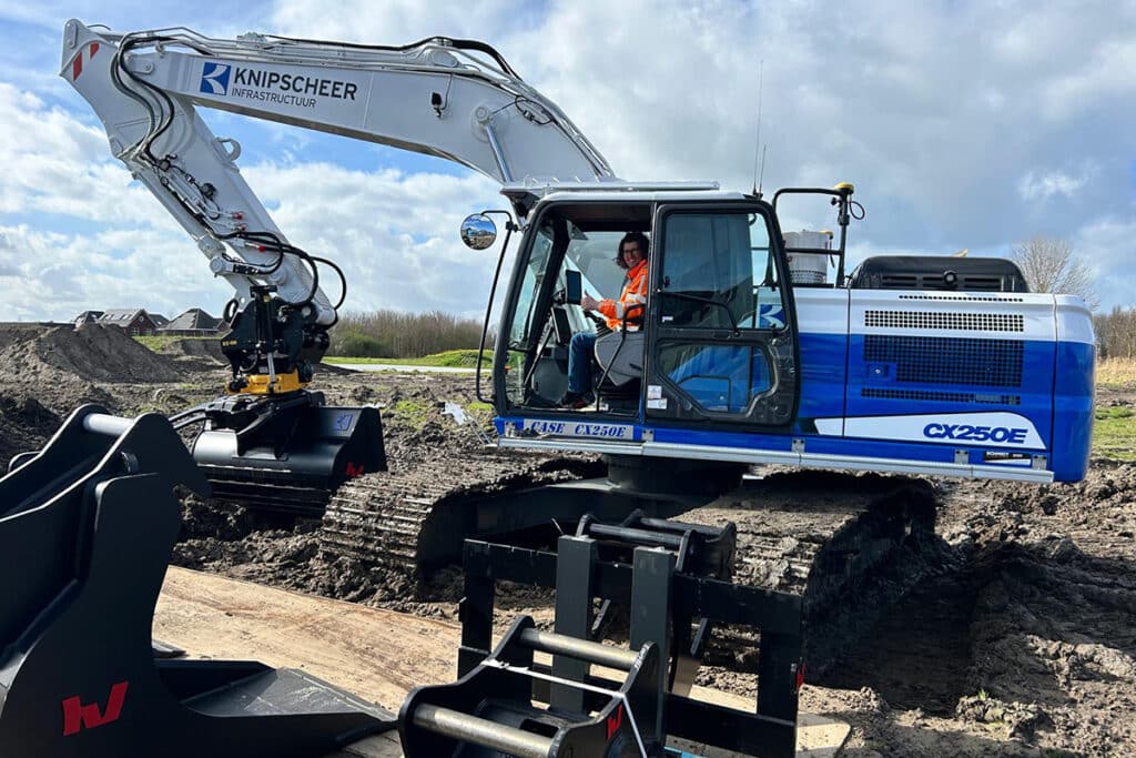 Aflevering Case CX250E Knipscheer 3