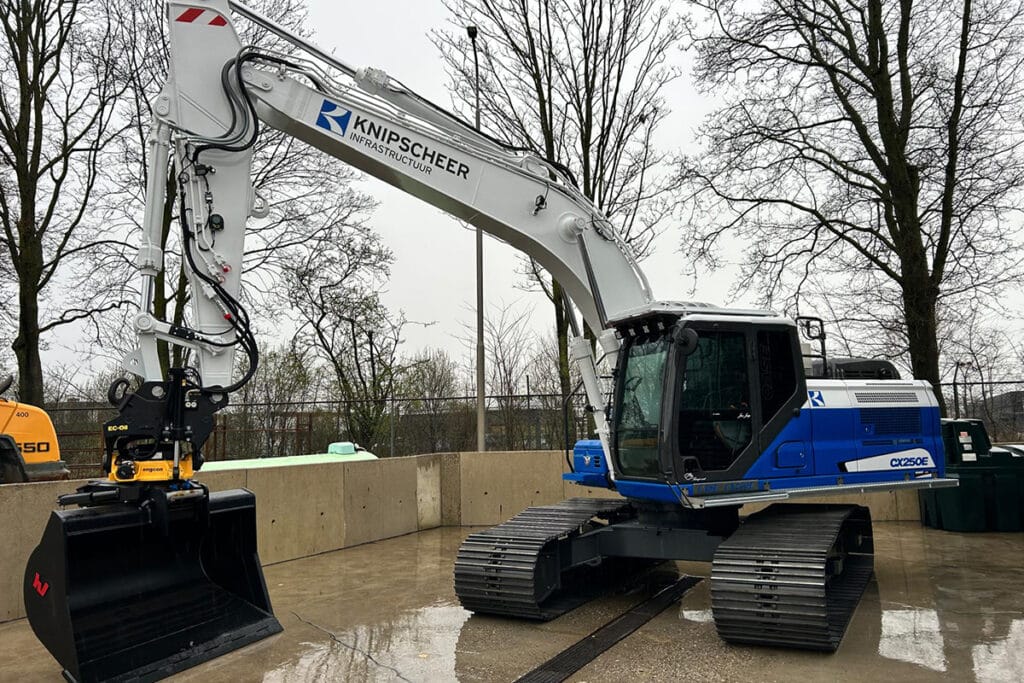 Aflevering Case CX250E Knipscheer 2