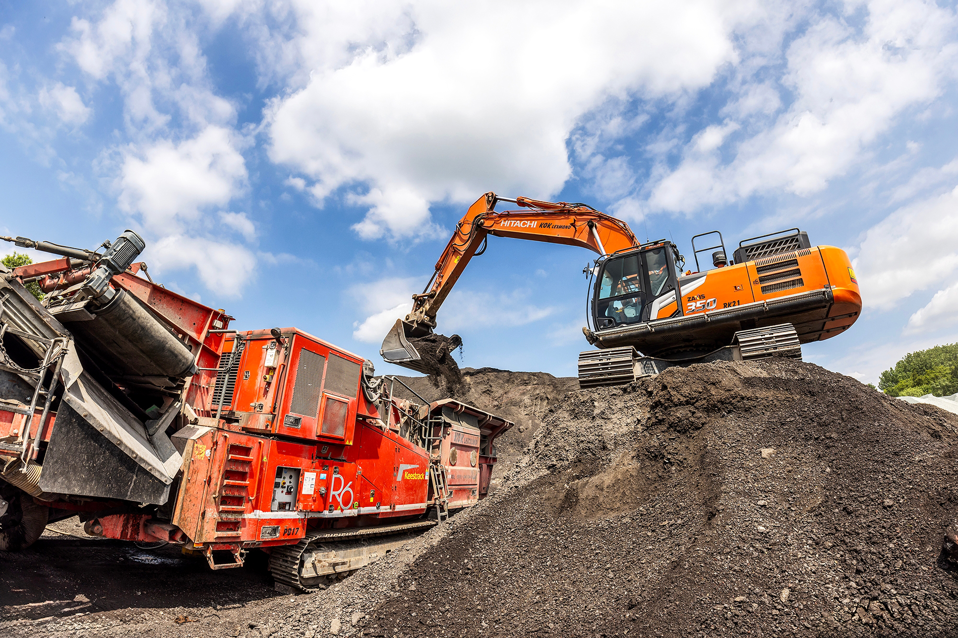 Mobiele puin- en asfaltverwerking 1