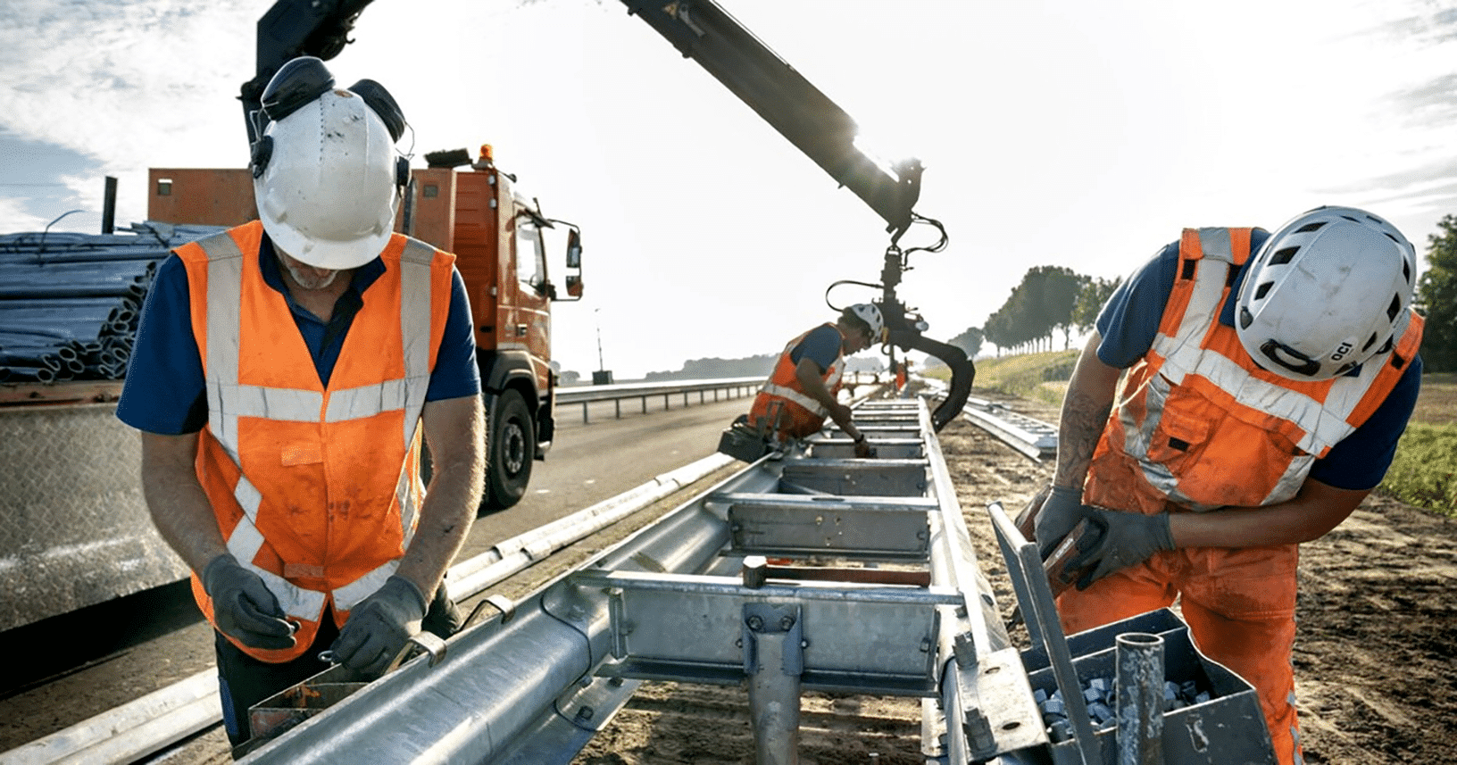 A safe guide rail route, in all phases 2