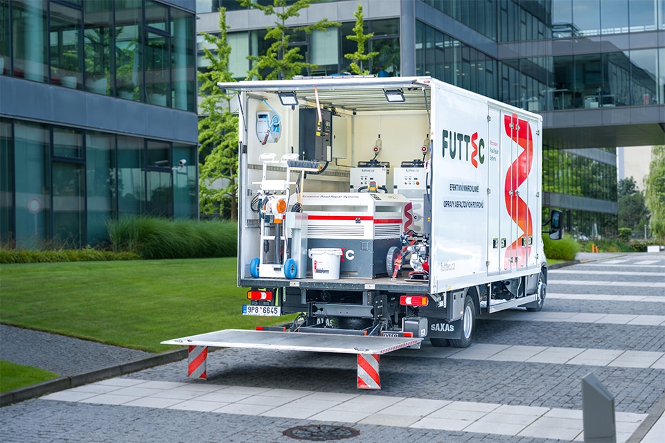 Microgolftechnologie van Futtec maakt duurzame reparatie van asfalt zelfs bij vorst mogelijk 4