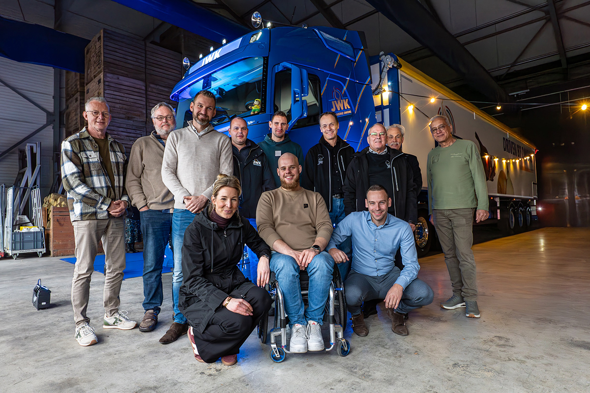Chauffeur Sander keert na oplopen van dwarslaesie terug achter het stuur van de vrachtwagen 2