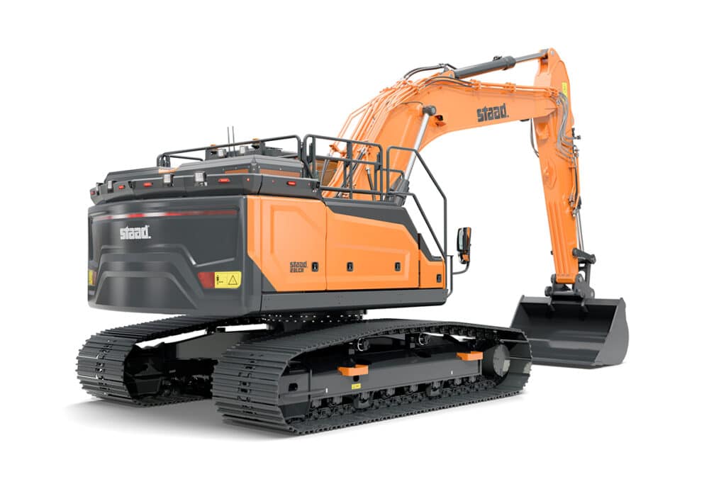 Staad introduceert volledig in Nederland ontwikkelde elektrische 23 tons rupsgraafmachine: de STAAD 23LCR 4